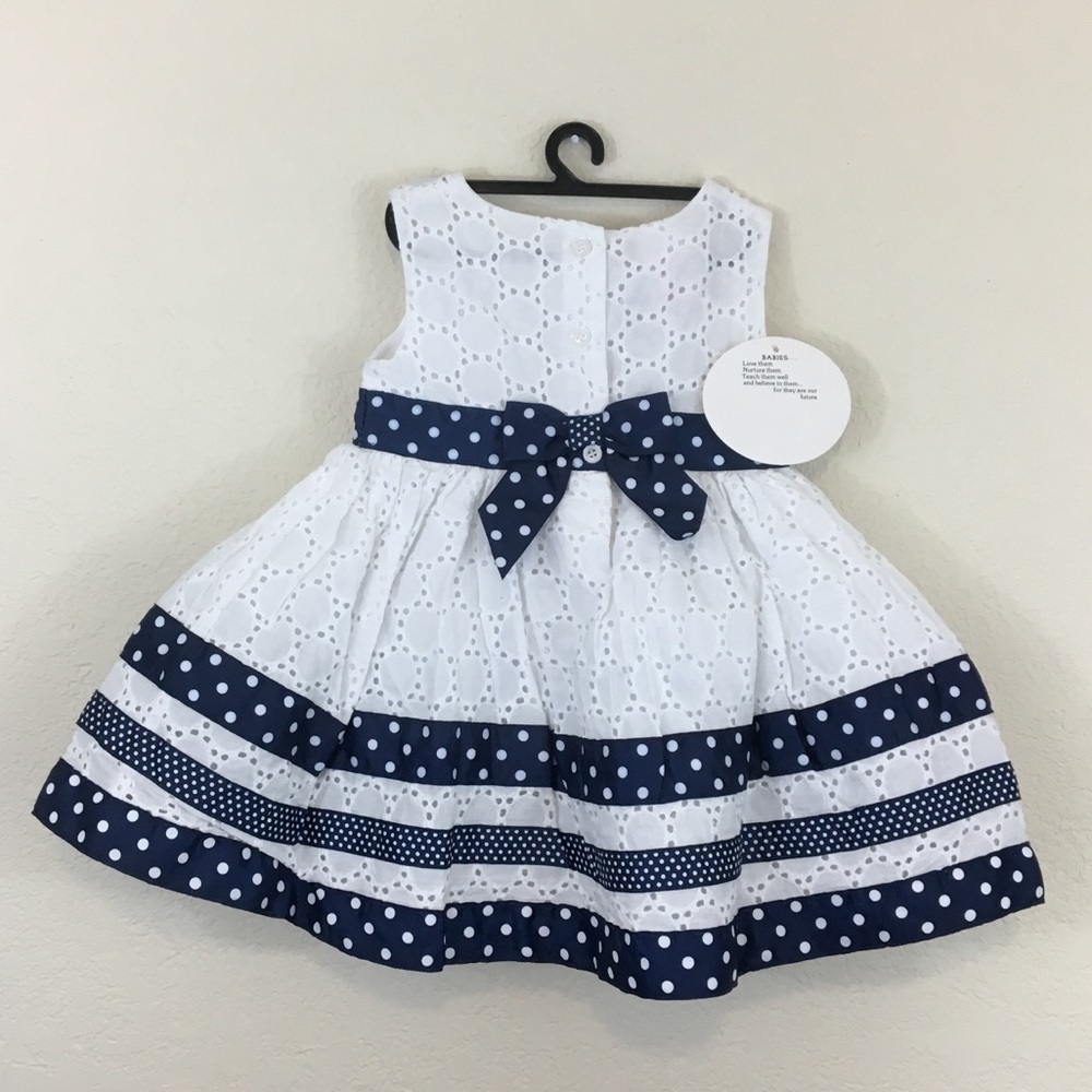 Baby Beri Puffy Eyelet Dress - Picture 2 of 5